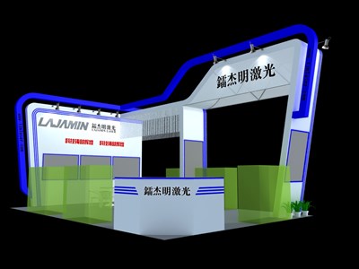 54平米展臺設計制作：三面開口/現(xiàn)代/木質(zhì)結(jié)構(gòu)/白色，為汽配展展商而作（免費使用）
