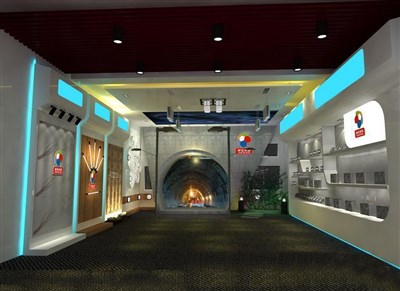 54平米展廳設(shè)計(jì)制作：現(xiàn)代/白色，產(chǎn)品類展廳-燈具展廳（免費(fèi)使用）