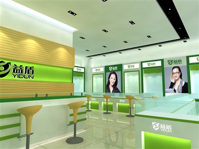 94平米展廳設(shè)計制作：前衛(wèi)/綠色，產(chǎn)品類展廳-北京迅易時代展廳（免費使用）