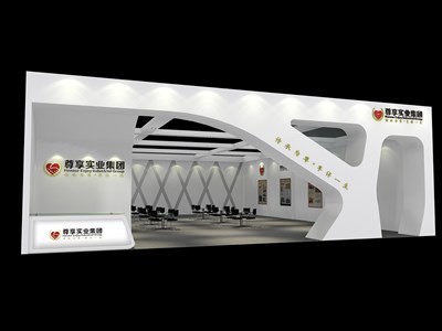 214.5平米展臺(tái)設(shè)計(jì)制作：一面開口/前衛(wèi)/型材結(jié)構(gòu)/灰色，為家具展展商而作（免費(fèi)使用）