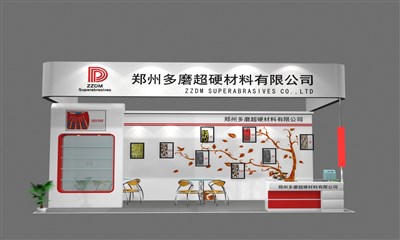 18平米展臺(tái)設(shè)計(jì)制作：三面開(kāi)口/現(xiàn)代/木質(zhì)結(jié)構(gòu)/白色，為能源展展商而作（免費(fèi)使用）